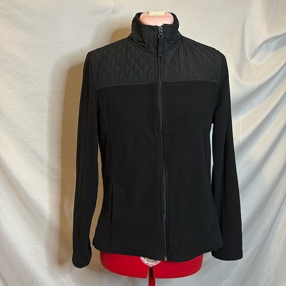 LL15 George zip hip fleece like long sleeve jacket